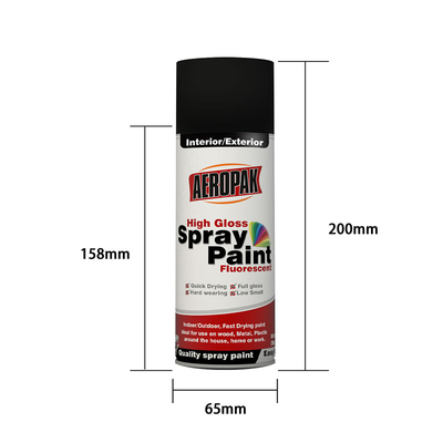High Gloss Black Aerosol Spray Paint For Cars Multi Color Abaliable