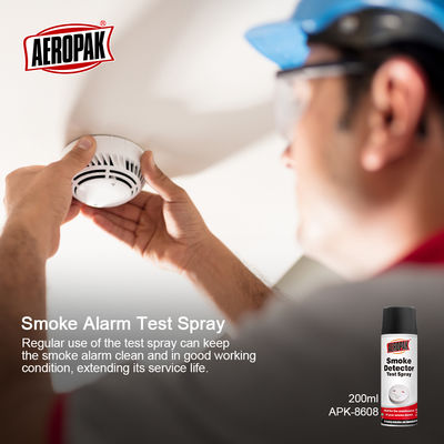 Portable 200ml Low-Residue Smoke Test Spray with 3 Years Shelf Life for Professional Smoke Detector Inspection