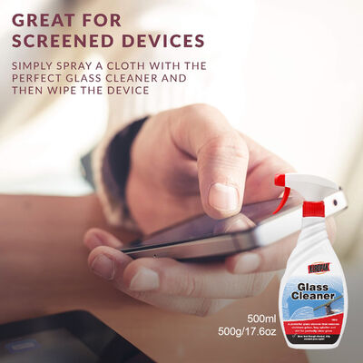 Aeropak 500ml Car Window Glass Cleaner Liquid Agent Mirror Glass Cleaner Spray for Automotive & Household Water Stain Remover