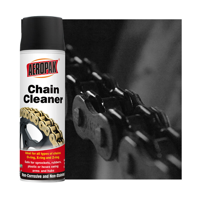 Aeropak 500ml Aerosol OEM/ODM Cycle Motorcycle Bicycle Bike Chain Cleaner Chain Cleaner Spray for Exposed Gears and Hinges