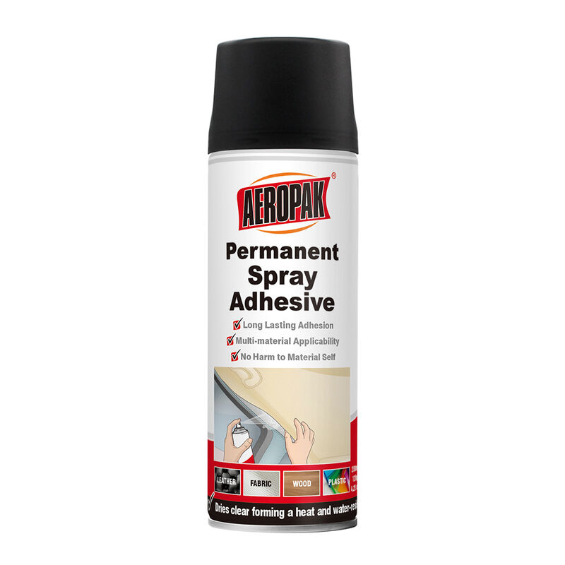 Aeropak 200ml Aerosol Fabric-Specific Transparent Permanent Adhesive Glue Spray High Spray Coverage for Sealants Adhesives