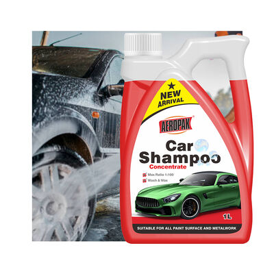 Aeropak 1000 ml Lemon Fragrance Car Wash Liquid Rich Foam Car Shampoo in plastic fles voor het reinigen en verwijderen van vuil