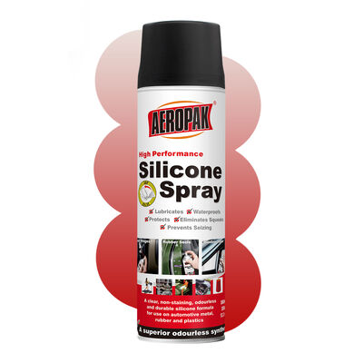 Aeropak 500 ml Aerosol OEM High Performance Silicone Spray Base Oil Industrieel gebruik Verzorgingsrust Langer levensduur