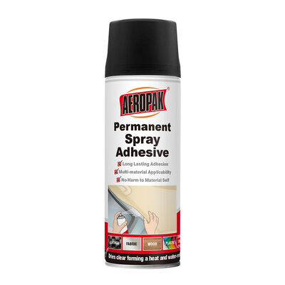 Aeropak 200ml spuitbus stofspecifieke transparante permanente lijm lijmspray hoge spuitdekking voor afdichtingsmiddelen lijmen