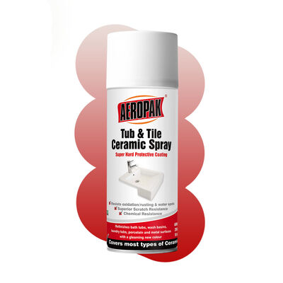 Aeropak 400 ml waterdichte witte bad en tegel afwerking keramische verf spray