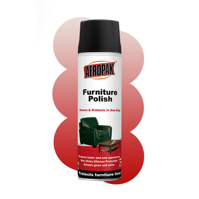 Aeropak 500 ml Aerosol Spray Hout Meubelverzorgingsreiniger Eco-vriendelijk Hoog actief gehalte Vloeibare essentiële olie Houtlak