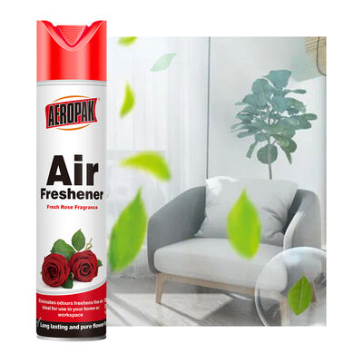 Aeropak 330ml Eco-vriendelijk Aerosol Rose Scent Air Freshener Spray voor thuis en auto binnen gebruik Langdurig