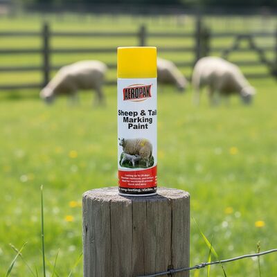 Professionele 500 ml veeteelt estrous marker spuitverf groothandel private label warmte detectie staart markering premium