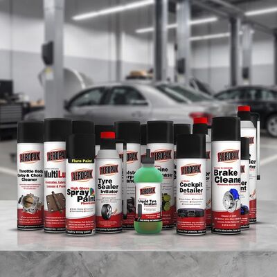Volledig assortiment autodetailingspray voor autodetailen
